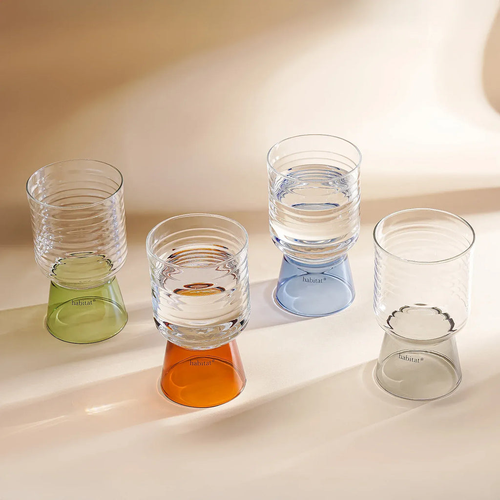 Lot de 2 verres - 35 cl - Vert