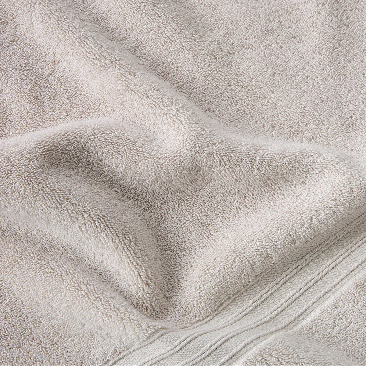 Serviette de bain en coton naturel - 650 g/m² - 100 x 150 cm - Naturel