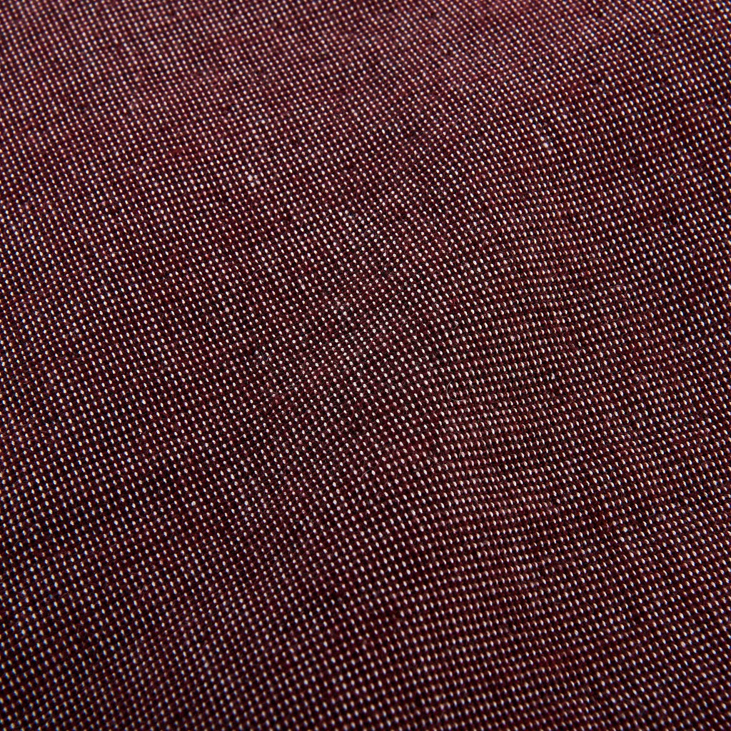 Plaid en coton - 130 x 170 cm - Bordeaux - Design by Floriane Jacques
