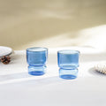 Lot de 2 verres - 30 cl - Bleu