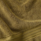 Serviette de bain en coton naturel - 650 g/m² - 50 x 100 cm - Bronze