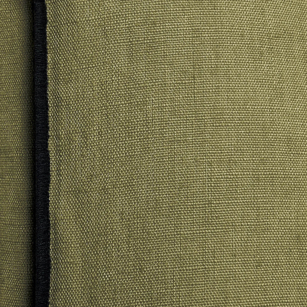 Coussin en lin à bourdon noir - 30 x 50 cm - Bronze