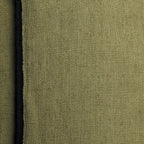 Coussin en lin à bourdon noir - 30 x 50 cm - Bronze