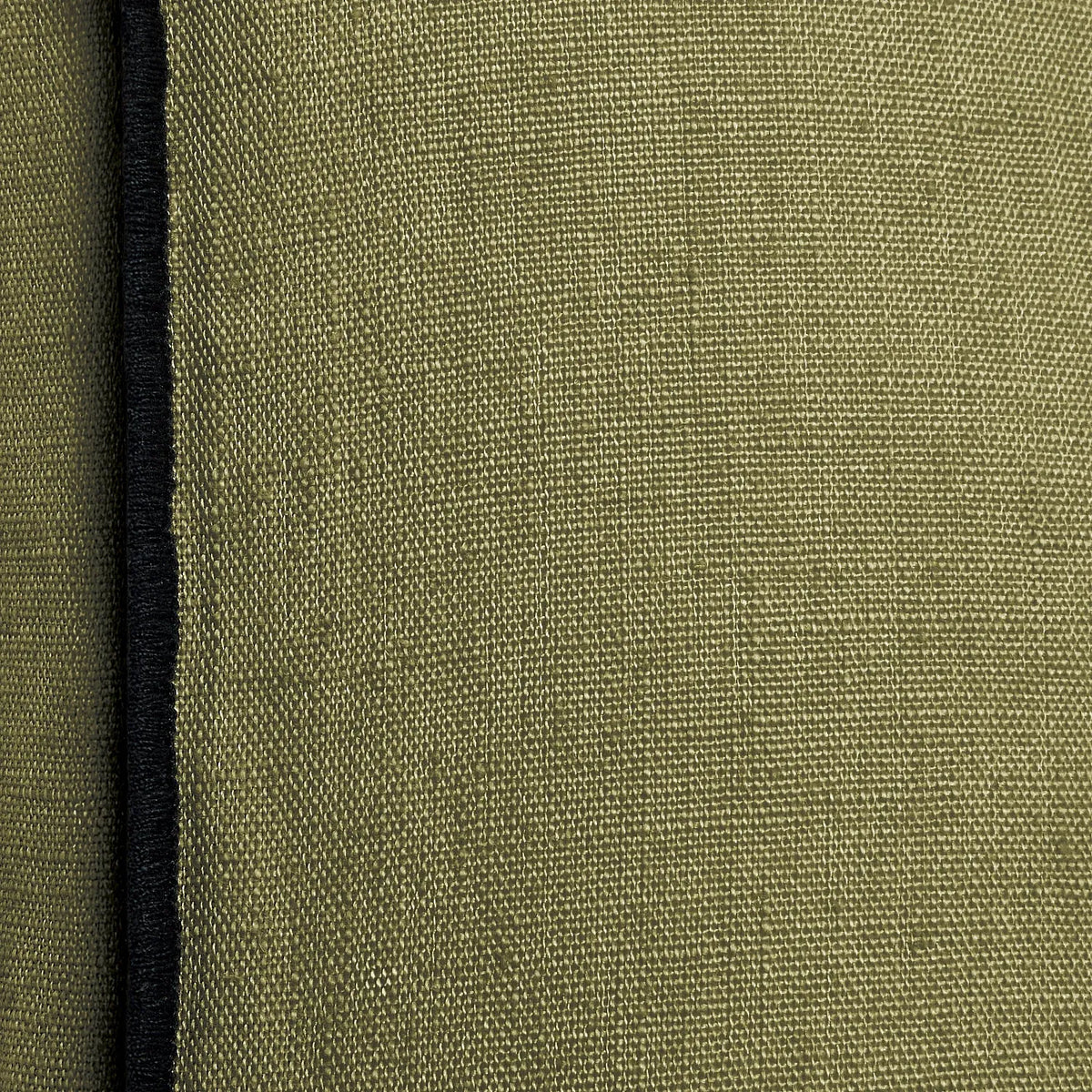 Coussin en lin à bourdon noir - 30 x 50 cm - Bronze