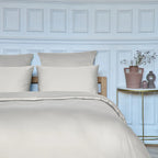 Taie d'oreiller en satin de coton - 65 x 65 cm - Sable