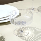 Lot de 6 coupes à glace en verre cristallin - 28 cl - Transparent