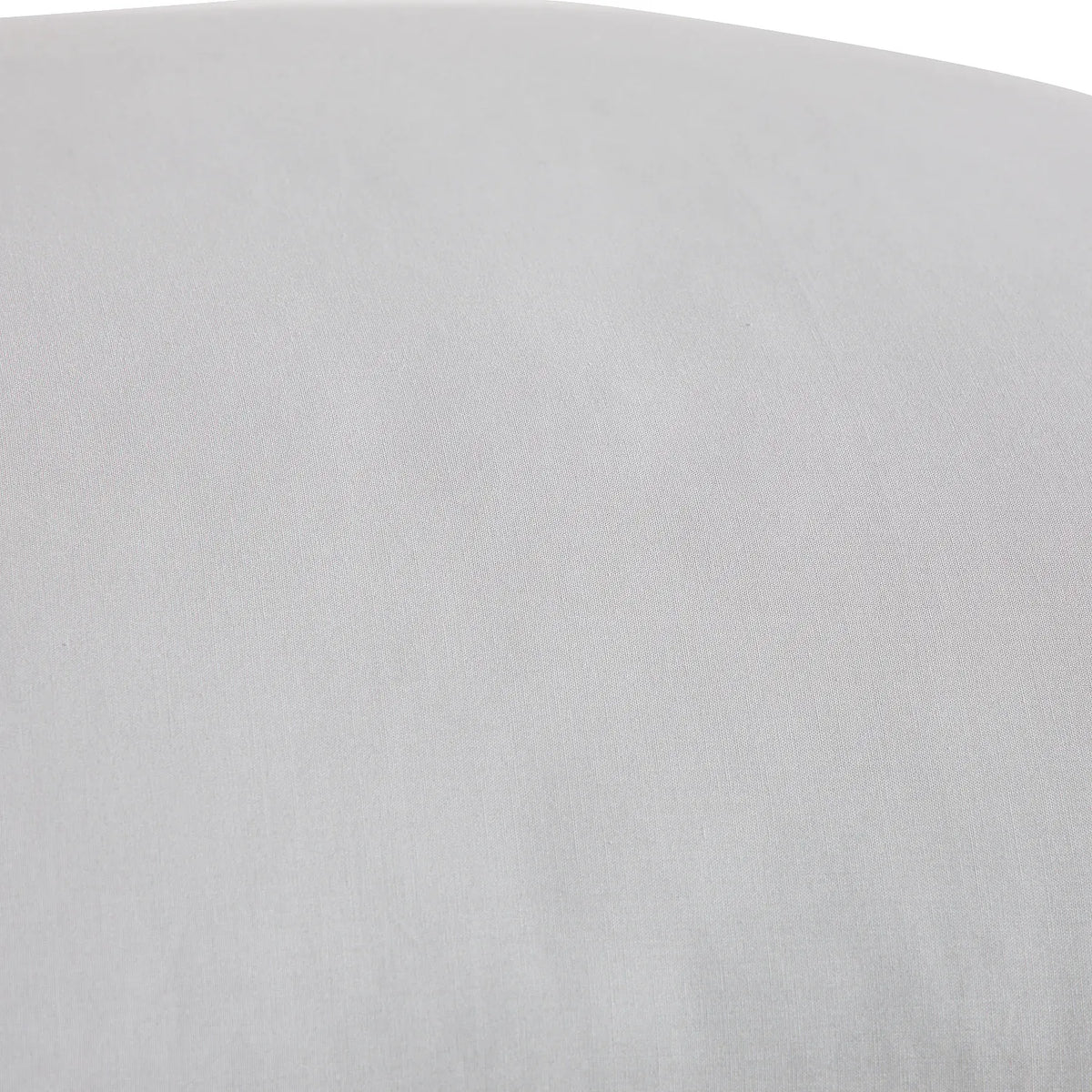 Taie d'oreiller en percale de coton - 65 x 65 cm - Gris perle