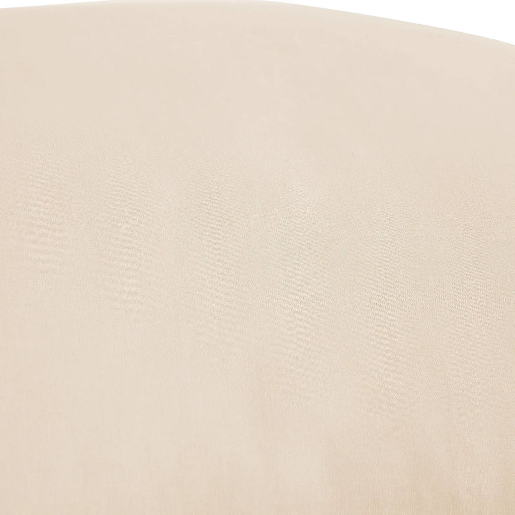 Taie d'oreiller en percale de coton - 50 x 70 cm - Ivoire