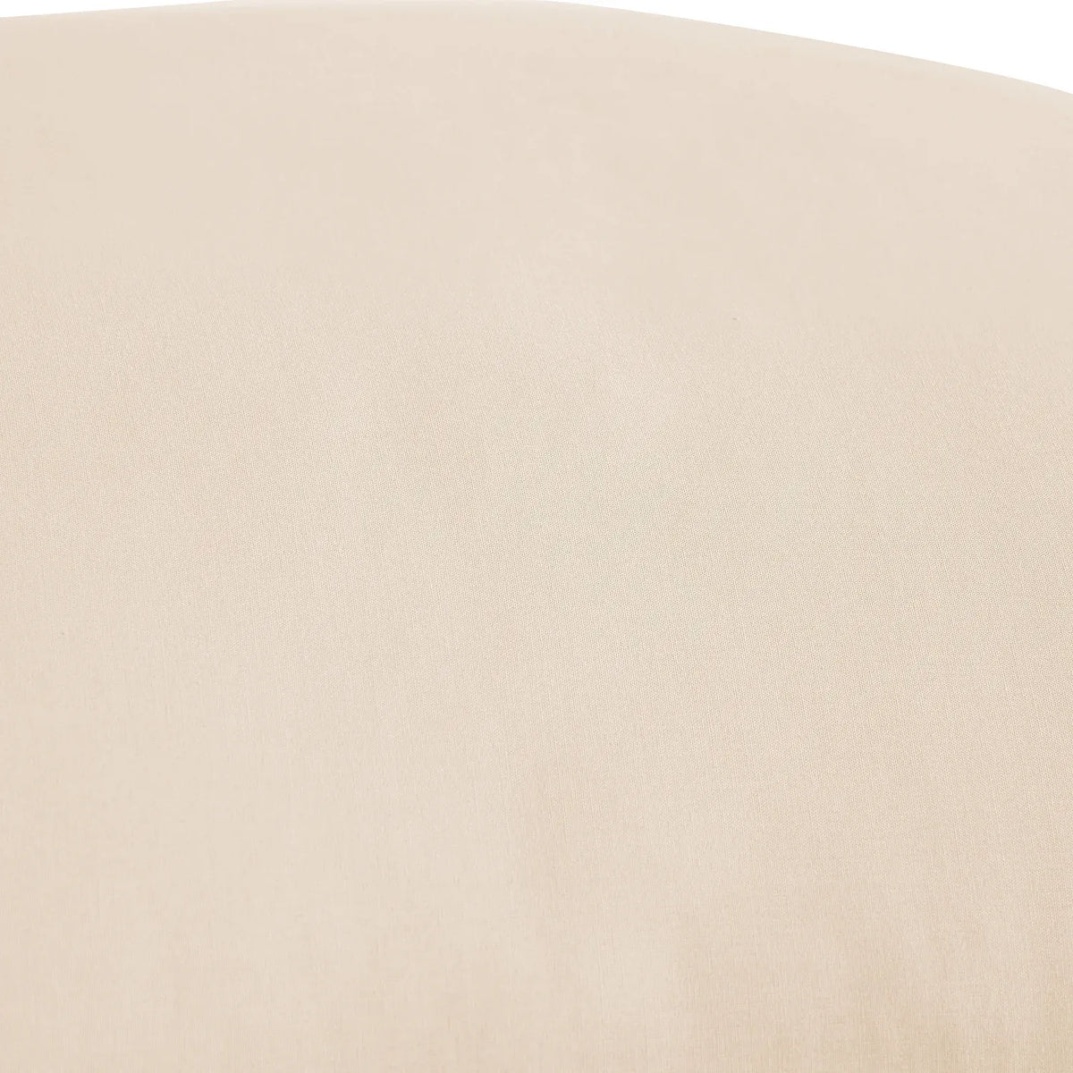 Taie d'oreiller en percale de coton - 50 x 70 cm - Ivoire
