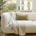 Coussin en lin à bourdon noir - 30 x 50 cm - Bronze