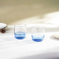 Lot de 2 verres - 34 cl - Bleu