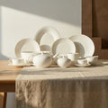 Lot de 6 bols en porcelaine - 16,5 cm - Blanc