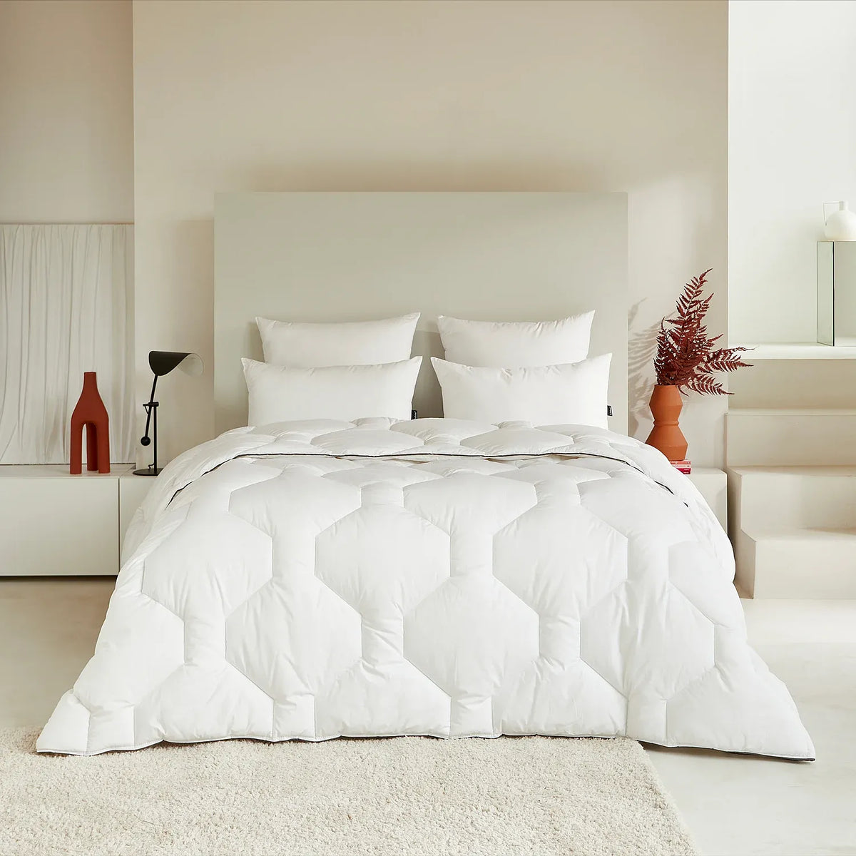 Oreiller medium en synthétique - 500 g - 50 x 70 cm