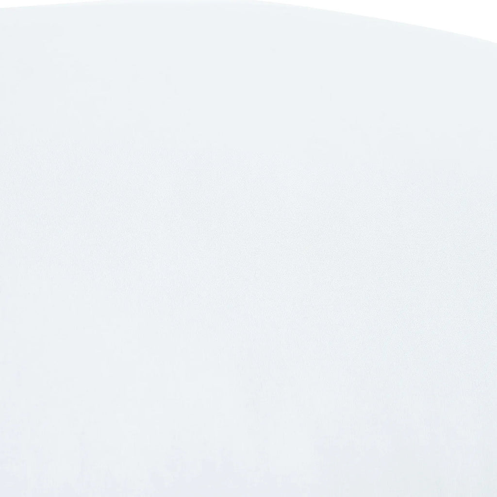 Taie d'oreiller en percale de coton - 65 x 65 cm - Blanc