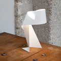 Lampe de table en métal - 35 cm - Blanc - Design by Claire Norcross