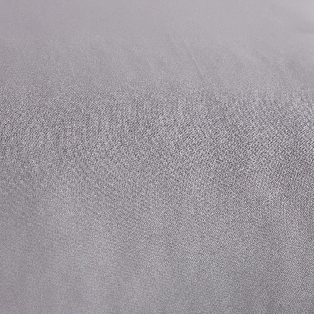 Housse de couette en satin de coton - 240 x 220 cm - Gris argenté