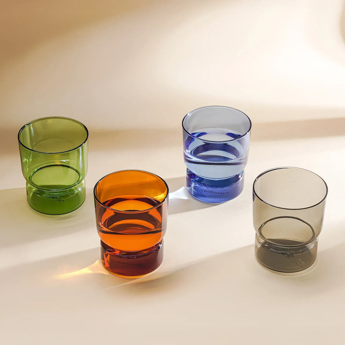 Lot de 2 verres - 30 cl - Bleu