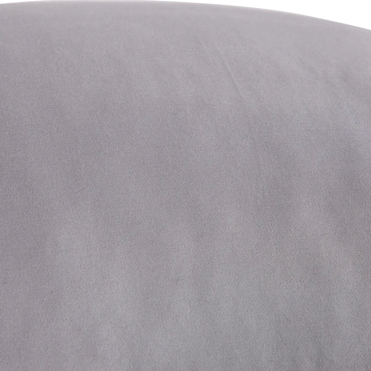 Taie d'oreiller en satin de coton - 65 x 65 cm - Gris argenté